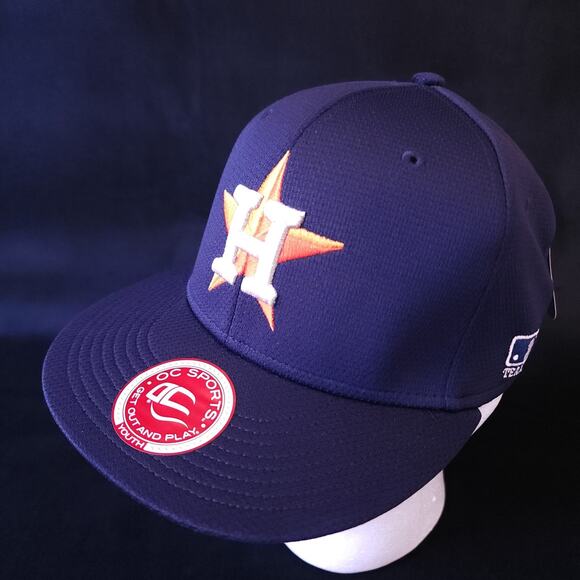 Houston Astros Youth Baseball Hat Cap OSFM One Size Fits Most Blue Team MLB - Picture 2 of 12